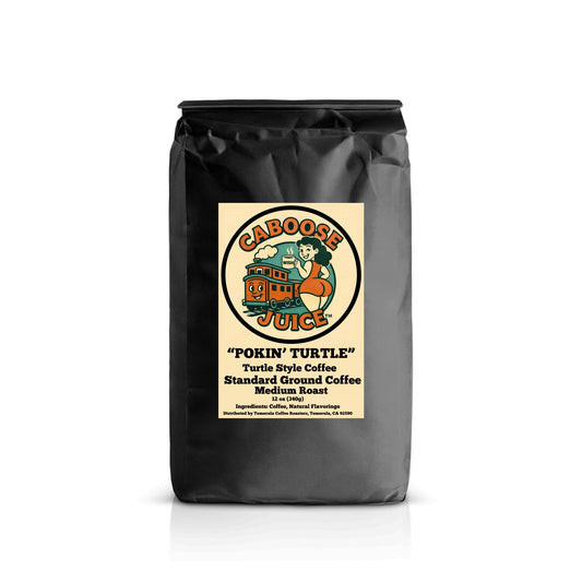 Caboose Juice™ Pokin' Turtle 12oz. Standard Ground Medium Roast